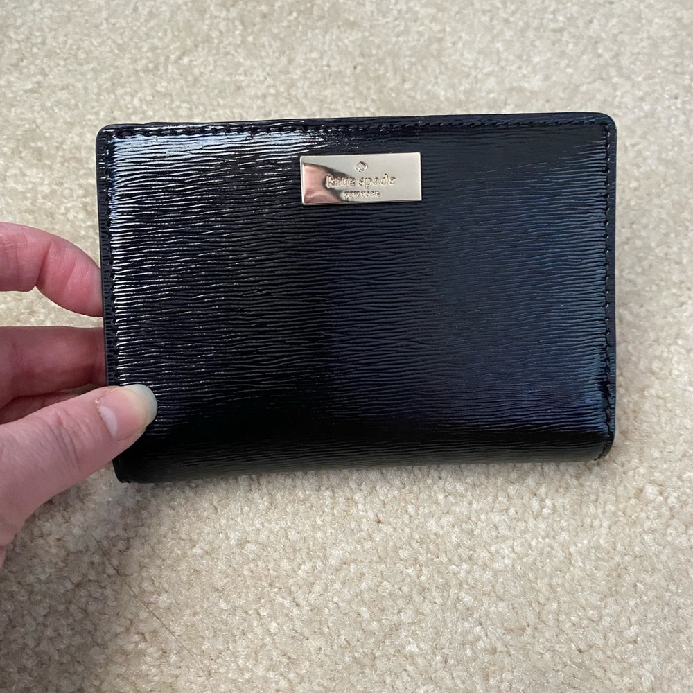 Kate spade tellie black wallet